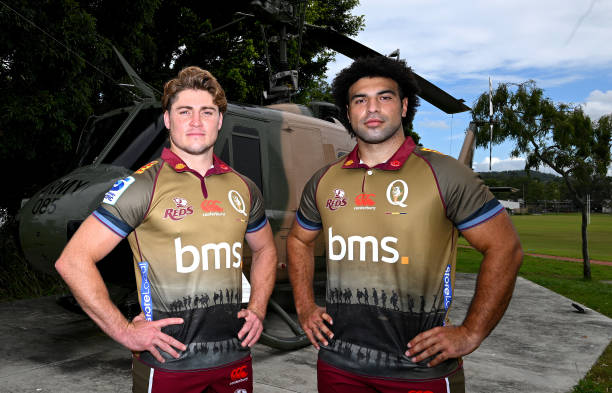 AUS: Queensland Reds Unveil 2024 Anzac Jersey