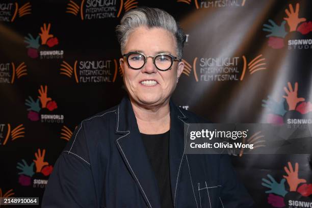 Rosie O'Donnell attends Inaugural SignLight International Film Festival: Opening Night Screening Of "Being Michelle" at SilverScreen Theater on April...