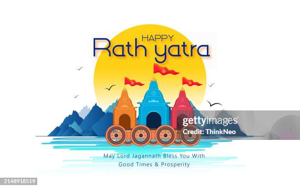 ratha yatra, lord jagannath - rath yatra stock illustrations