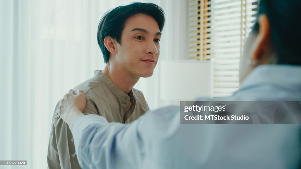 Group of psychotherapists talking and discussing mental health problems. People use group therapy to support each other in recovering from the sadness.