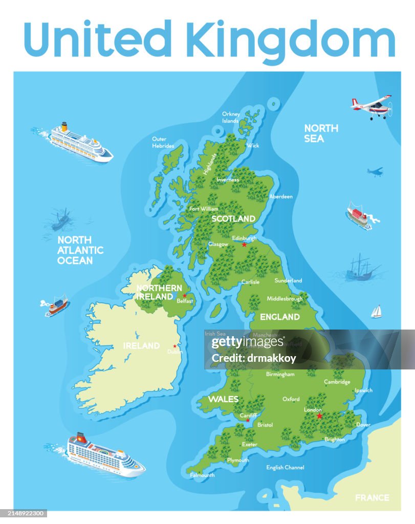 British Forest Map