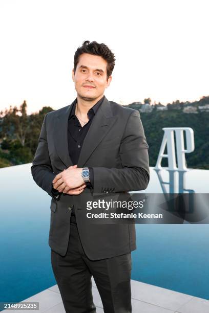 John Mayer poses as Audemars Piguet hosts a special evening with John Mayer to Celebrate latest collaboration at a private residence on April 16,...