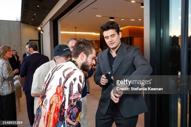 Zedd and John Mayer are seen as Audemars Piguet hosts a special evening with John Mayer to Celebrate latest collaboration at a private residence on...