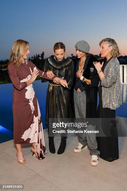 Ginny Wright, Maria Bello, Dominique Crenn and Olivia Crouan are seen as Audemars Piguet hosts a special evening with John Mayer to Celebrate latest...