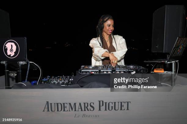 Novena Carmel performs as Audemars Piguet hosts a special evening with John Mayer to Celebrate latest collaboration at a private residence on April...