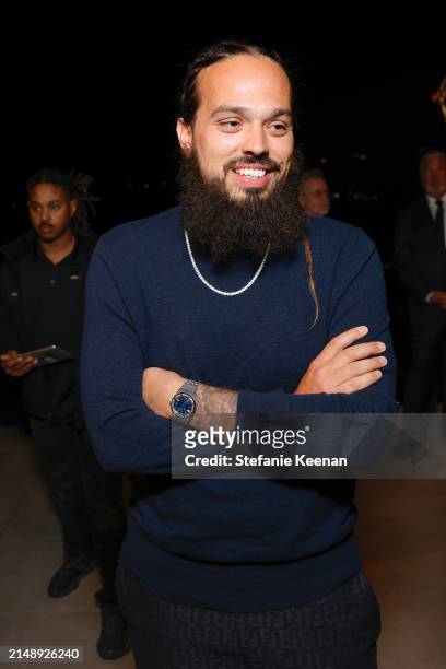 Guest poses as Audemars Piguet hosts a special evening with John Mayer to Celebrate latest collaboration at a private residence on April 16, 2024 in...