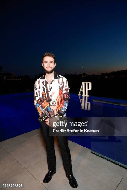 Zedd poses as Audemars Piguet hosts a special evening with John Mayer to Celebrate latest collaboration at a private residence on April 16, 2024 in...