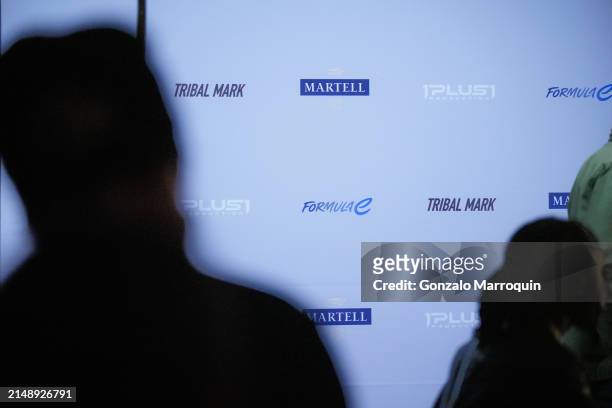 View of the atmosphere during the Skepta and guests at Soho Warehouse, "Tribal Mark" Los Angeles Premiere, with Formula E and Martell Blue Swift at...