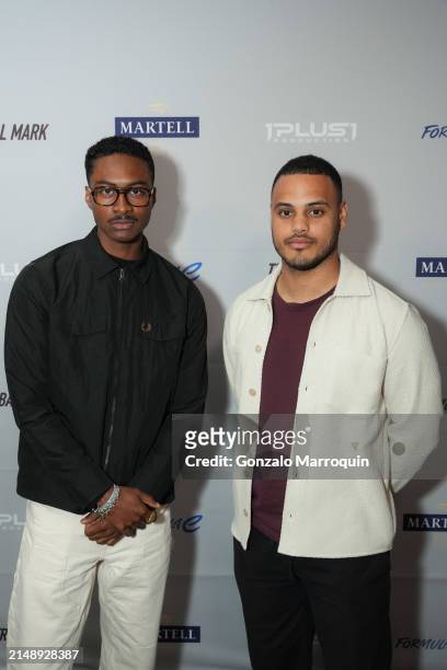 Cole Swanson and Adam Strawford during the Skepta and guests at Soho Warehouse, "Tribal Mark" Los Angeles Premiere, with Formula E and Martell Blue...