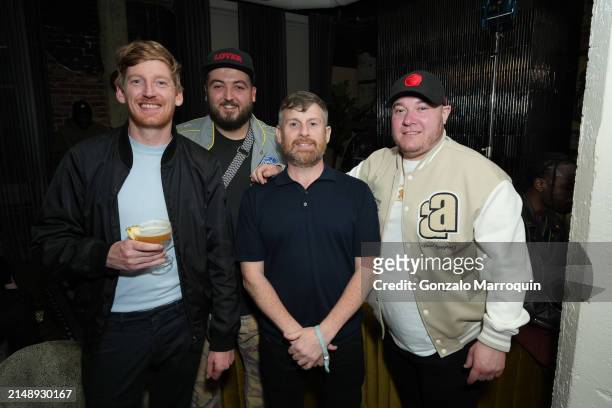 Two guests, Paddy and DJ Maximum during the Skepta and guests at Soho Warehouse, "Tribal Mark" Los Angeles Premiere, with Formula E and Martell Blue...