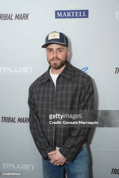 Director Hector Dockrill attends the Skepta and guests at Soho Warehouse, "Tribal Mark" Los Angeles Premiere, with Formula E and Martell Blue Swift...