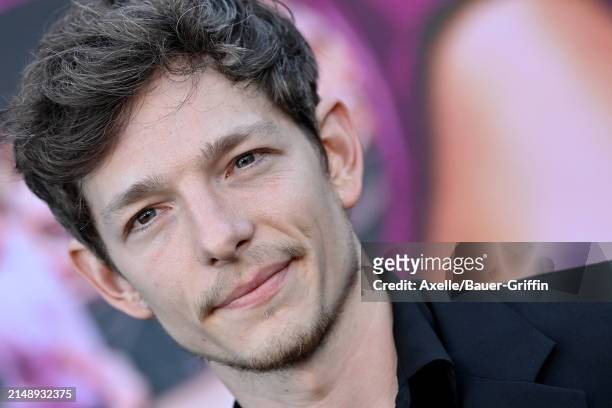 Mike Faist attends the Los Angeles Premiere of Amazon MGM Studios "Challengers" at Westwood Village Theater on April 16, 2024 in Los Angeles,...