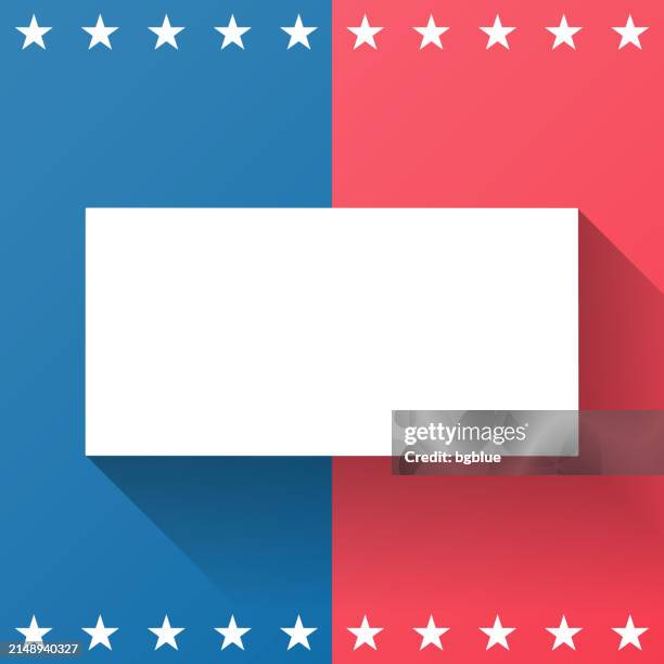 foster county, north dakota. map on blue and red background - foster stock illustrations