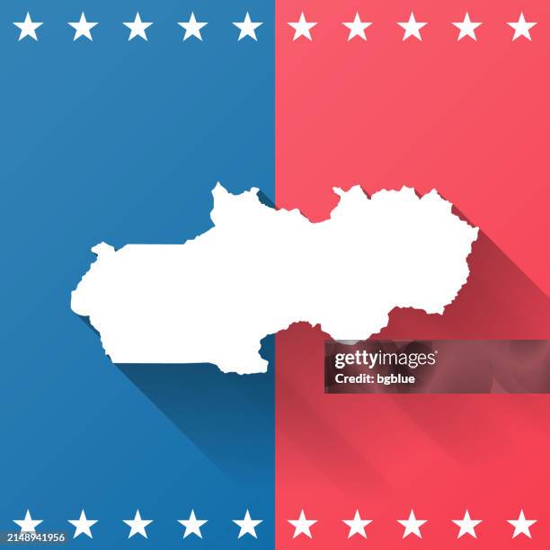 weber county, utah. map on blue and red background - ogden utah stock illustrations