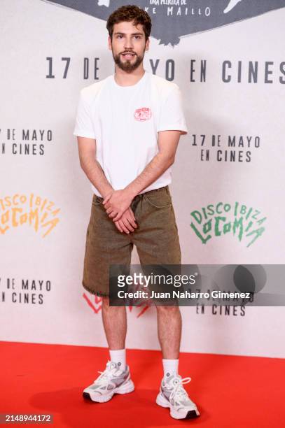 Albert Baró attends the Madrid photocall for "Disco, Ibiza, Locomía" at Hotel URSO on April 17, 2024 in Madrid, Spain.