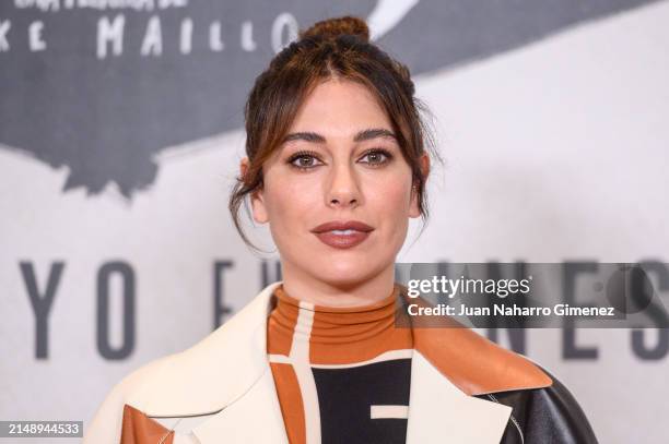 Blanca Suarez attends the Madrid photocall for "Disco, Ibiza, Locomía" at Hotel URSO on April 17, 2024 in Madrid, Spain.