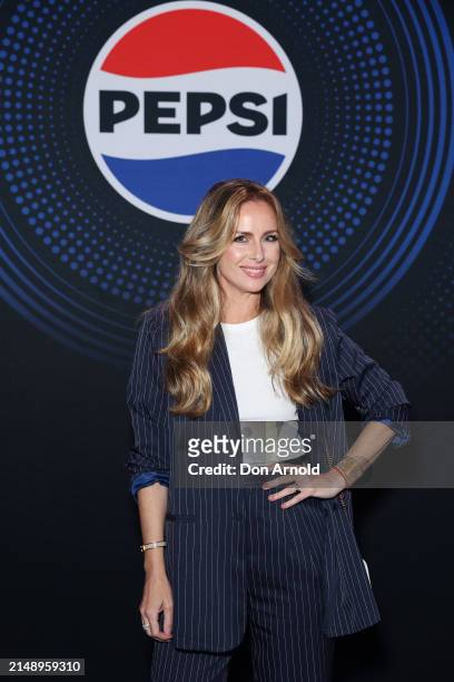 Belinda Chapple attends the Pepsi 'Pulse Collection' Fashion Showcase at Overseas Passenger Terminal on April 17, 2024 in Sydney, Australia.