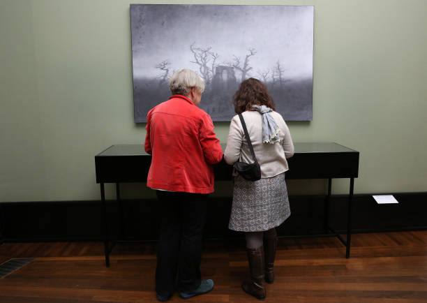 DEU: "Caspar David Friedrich. Unendliche Landschaften" Exhibition Preview At Alte Nationalgalerie Berlin