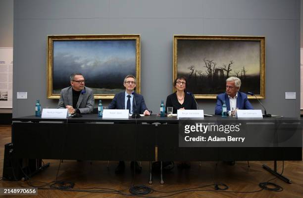 Markus Hilgert, secretary general and chief executive of the Cultural Foundation of the German Federal States, Ralph Gleis, director of the Alte...