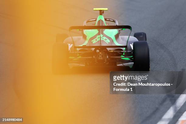 Carrie Schreiner of Germany and Campos Racing drives on track during F1 Academy Testing at Circuit Zandvoort on April 17, 2024 in Zandvoort,...