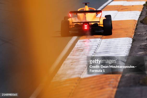 Bianca Bustamante of Philippines and ART Grand Prix drives on track during F1 Academy Testing at Circuit Zandvoort on April 17, 2024 in Zandvoort,...