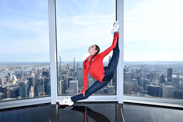 NY: U.S.A. Olympians and Paralympians Light the Empire State Building to Mark 100 Days Out from the Olympics