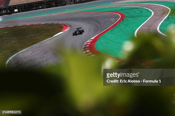 Callum Voisin of Great Britain and Rodin Motorsport drives on track during day two of Formula 3 Testing at Circuit de Barcelona-Catalunya on April...