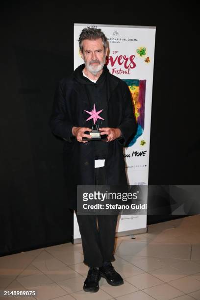Rupert Everett attends the "Stella Della Mole" prize ceremony during the 39th Lovers Film Festival 2024 on April 17, 2024 in Turin, Italy.
