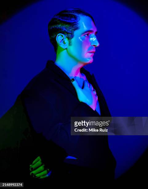 Actor David Dastmalchian is photographed for Photobook Magazine on February 17, 2024 in Los Angeles, California. PUBLISHED IMAGE.
