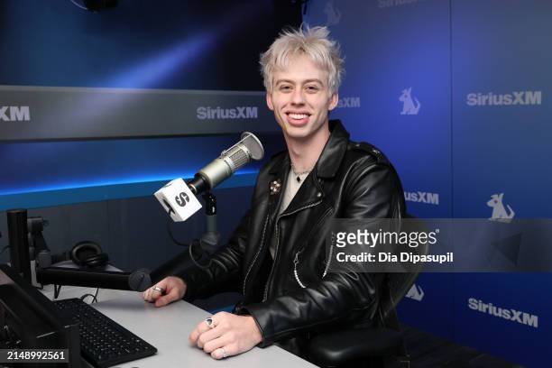 Haiden Henderson visits SiriusXM Studios on April 17, 2024 in New York City.