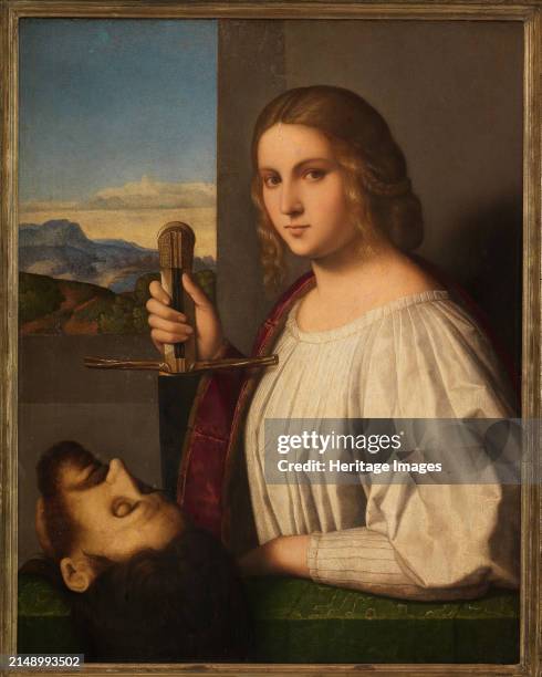 Judith with the head of Holofernes, c.1525. Found in the Collection of the Fondazione Querini Stampalia. Creator: Catena, Vincenzo di Biagio .