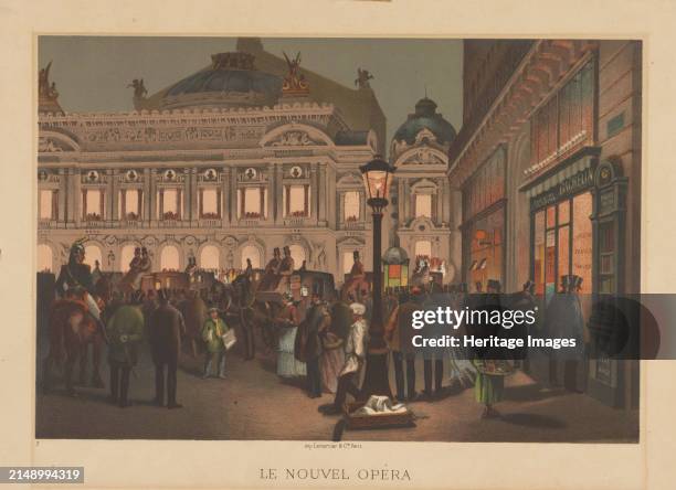 Le nouvel opéra. Private Collection. Creator: Unknown artist.