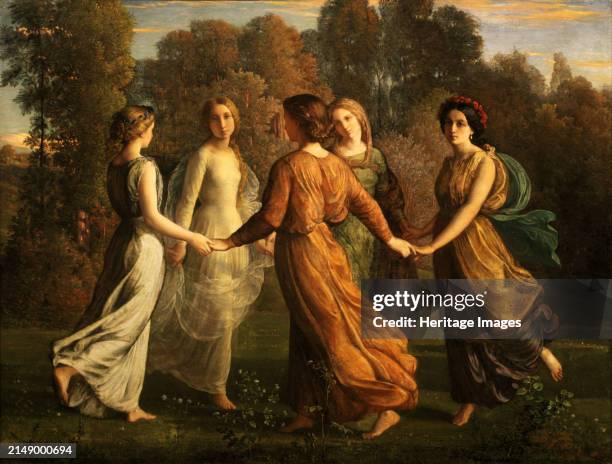 Le Poème de l'âme . Rayons de soleil , 1854. Found in the Collection of the Musée des Beaux-Arts, Lyon. Creator: Janmot, Louis .