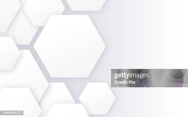 illustrations, cliparts, dessins animés et icônes de bord de cadre de cadre de fond de conception hexagonale moderne - hexagone