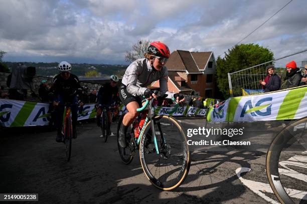 Michaela Drummond of New Zealand and Team Arkea - B&B Hotels Women cmduring the 27th La Fleche Wallonne Feminine 2024 a 146km one day race from Huy...