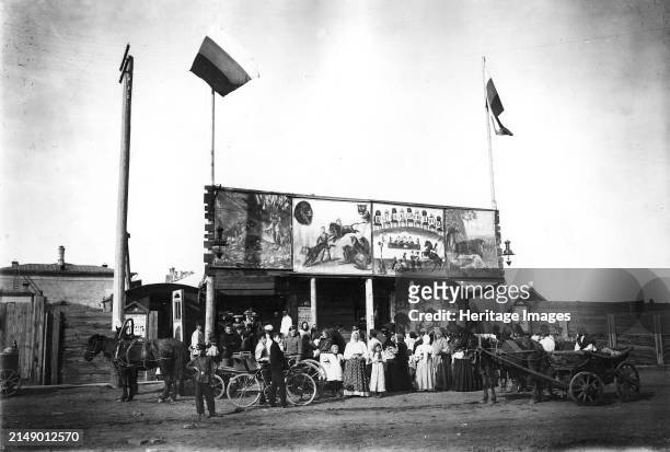 Scottish Circus in Krasnoiarsk, 1916. From a collection iwhich ncludes more than four hundred photographs of daily life in Yenisei Province in the...