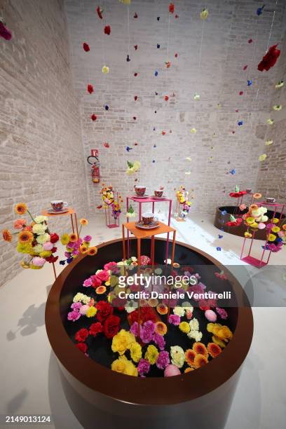 General view at the illy Art Collection Presentation During Art Biennale 2024 on April 17, 2024 in Venice, Italy.