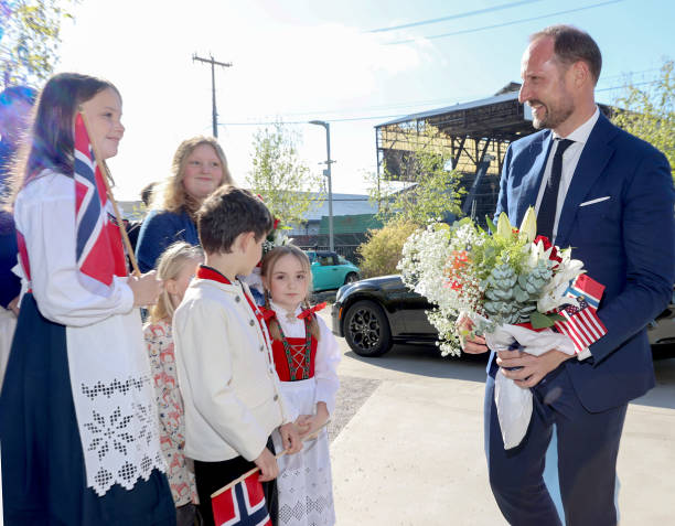 USA: Crown Prince Haakon Of Norway Visits The United States