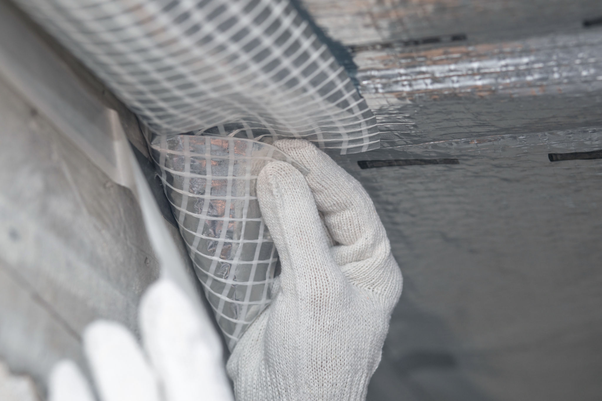 vapor barrier installation