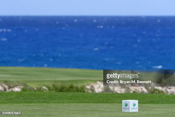 General view of the ninth hole prior to the Corales Puntacana Championship at Puntacana Resort & Club, Corales Golf Course on April 17, 2024 in Punta...