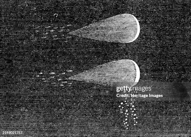 Great Meteor on Nov. 27. - the Meteor and sparks as seen by Mr. Lowe, 1862. 'Mr. Lowe, who observed it at Beeston, seems to have seen it under the...