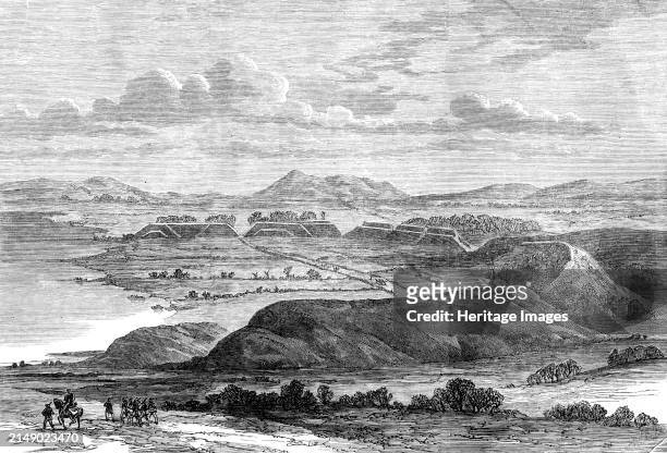 The semicircular rampart at the Dannewerk, near Bustrup, 1864. 'The Dannewerk as it now stands consists essentially of three distinct and separate...