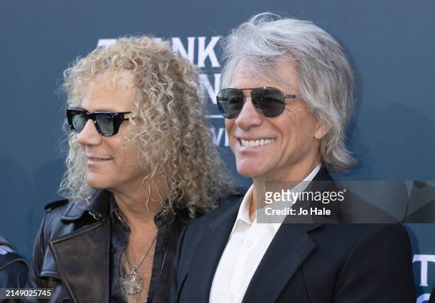 David Bryan attend the "Thank You, Goodnight: The Bon Jovi Story" UK Premiere at the Odeon Luxe Leicester Square on April 17, 2024 in London, England.
