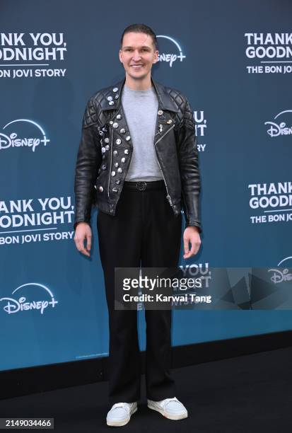Chris Kowalski attends the "Thank You, Goodnight: The Bon Jovi Story" UK Premiere at the Odeon Luxe West End on April 17, 2024 in London, England.