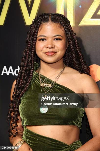 Maile Masako Brady attends the broadway opening night of "The Wiz" at Marquee Theatre on April 17, 2024 in New York City.