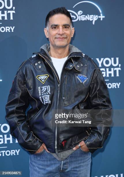 Gotham Chopra attends the "Thank You, Goodnight: The Bon Jovi Story" UK Premiere at the Odeon Luxe West End on April 17, 2024 in London, England.