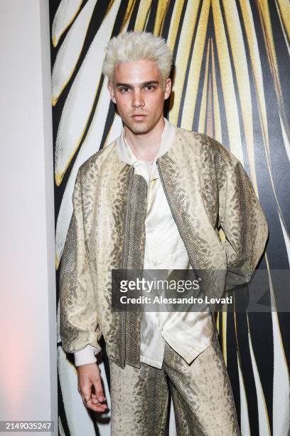 Federico Spi attends the "Ray Of Gold" Home Collection presentation cocktail at Condé Nast Bistrot on April 17, 2024 in Milan, Italy.