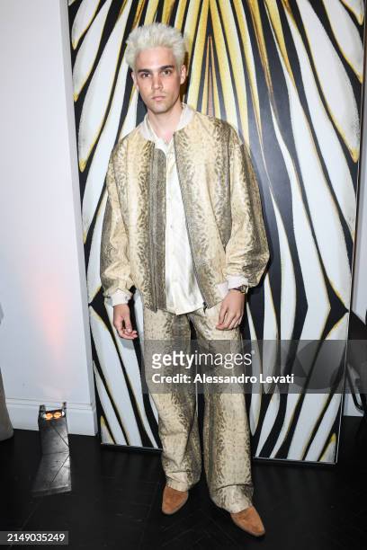 Federico Spi attends the "Ray Of Gold" Home Collection presentation cocktail at Condé Nast Bistrot on April 17, 2024 in Milan, Italy.