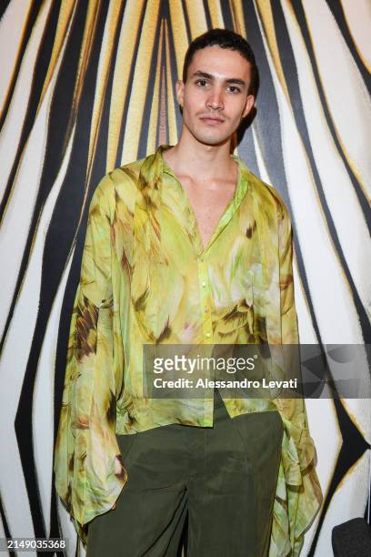 Mario Russo attends the "Ray Of Gold" Home Collection presentation cocktail at Condé Nast Bistrot on April 17, 2024 in Milan, Italy.