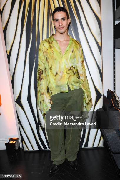 Mario Russo attends the "Ray Of Gold" Home Collection presentation cocktail at Condé Nast Bistrot on April 17, 2024 in Milan, Italy.